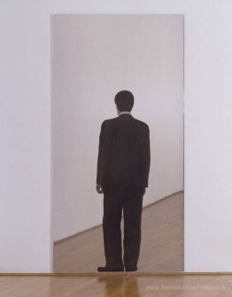 Homme debout (peinture miroir)