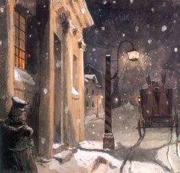 Hermann à l'entrée de la comtesse