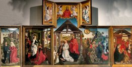Polype avec la nativité
