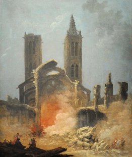Démolition de l'Église Saint-Jean-en-GReve - Musée Carnavalet
