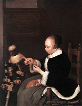 Une femme qui tourne