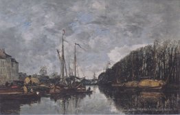 Canal à allèe verte à Bruxelles