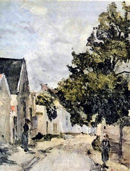 Rue de Barbizon pendant l'été