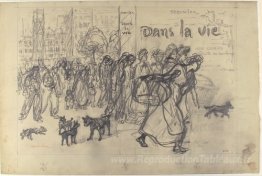 Dans La Vie - Dessin de couverture de livre
