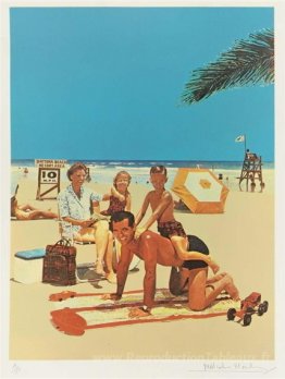Scène de plage