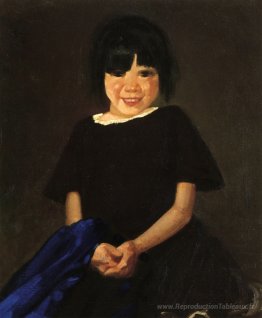 Portrait d'une fille en noir