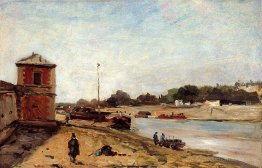 La Seine en face du quai de Passy