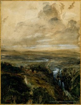 Paysage dans l'Auvergne