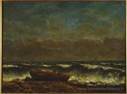 Mer orageuse (la vague)