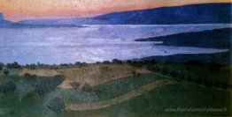 Le lac LEMA, effet de la soirée