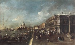 Vue de la molo vers le Santa Maria della Salute