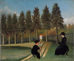 L'artiste peignant sa femme