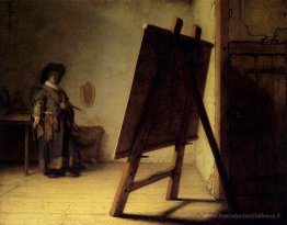 L'artiste dans son studio
