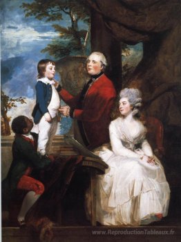 George Grenville, Earl Temple, Mary, comtesse Temple et leur fil