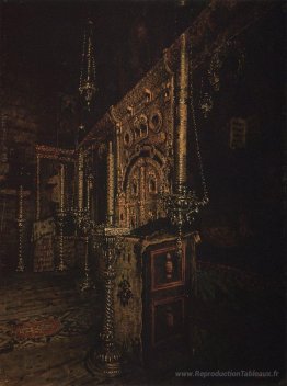L'iconostase de l'Église de Jean le théologien sur Ishna près de