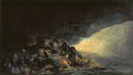 Vagabonds reposant dans une grotte