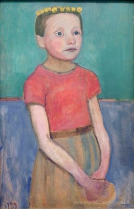Portrait d'une fille italienne d'environ 12 ans