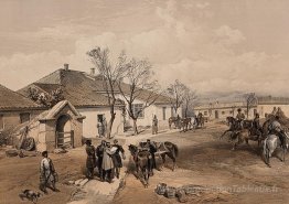 Les quartiers-chefs de Lord Raglan à Khutor-Karagatch