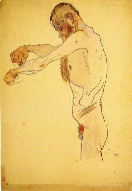 Vieil homme nu debout