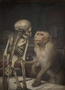 Singe avant squelette