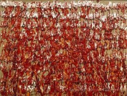 Tubes rouges de peinture