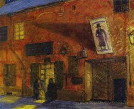 Vilnius. Scène nocturne.