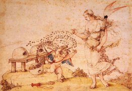 Cupidon le voleur de miel