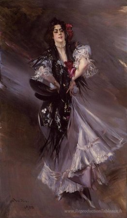 Portrait d'Anita de la Ferie - Le danseur espagnol