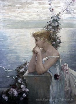 Portrait d'une fille (identifiée comme la fille de l'artiste)