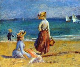 Chiffres sur la plage