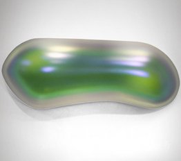 Glo-pod ovale (vert irisé)