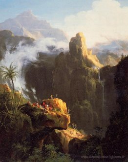 Composition du paysage. St John dans le désert
