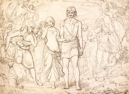 Cymon et iphigenia, étude