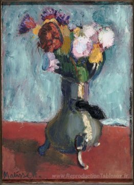 Bouquet de fleurs dans le chocolat