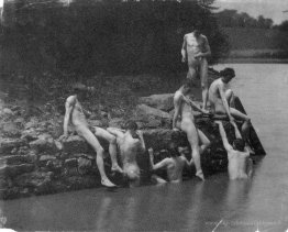 Étude pour le trou de baignade