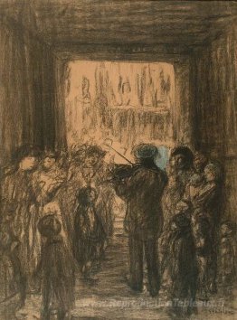 Foule écoutant Fiddler