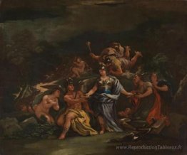 Minerva comme protectrice des arts et des sciences
