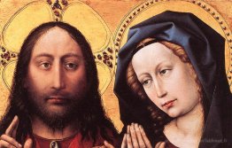 Blessing Christ et priant vierge