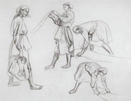 Quatre figures féminines