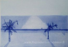 Back Bay à Bombay de la suite de 7 aquatints de «Inde, mère» de