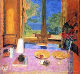 Salle à manger sur le jardin