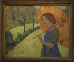 Madame Serusier avec un parasol