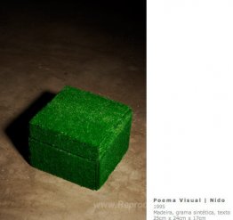 Poème visuel. Nid
