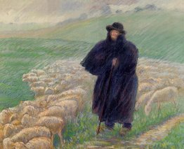 Berger dans une averse