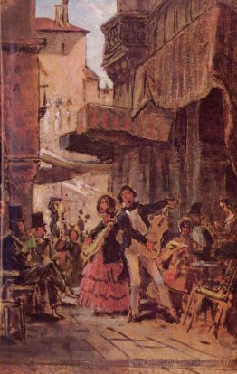 Chanteur de rue italien