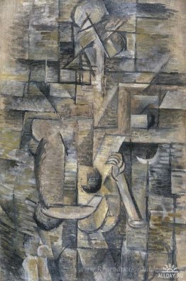Femme avec une mandoline