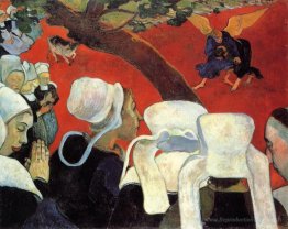 La vision après le sermon (Jacob lutte avec l'ange)