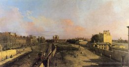 London Whitehall et le jardin privé à la recherche du nord
