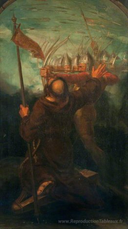 Guerre anglaise. La lance (triptyque, panneau droit)