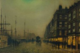 Liverpool Quay par Moonlight